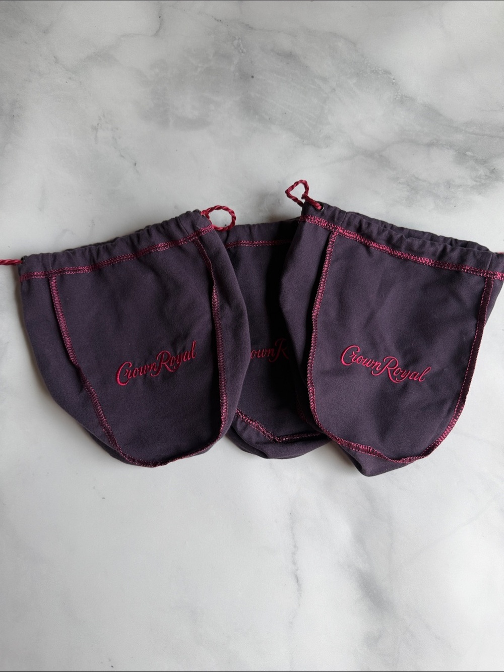 Crown Royal - BlackBerry Pouches - Set of 3